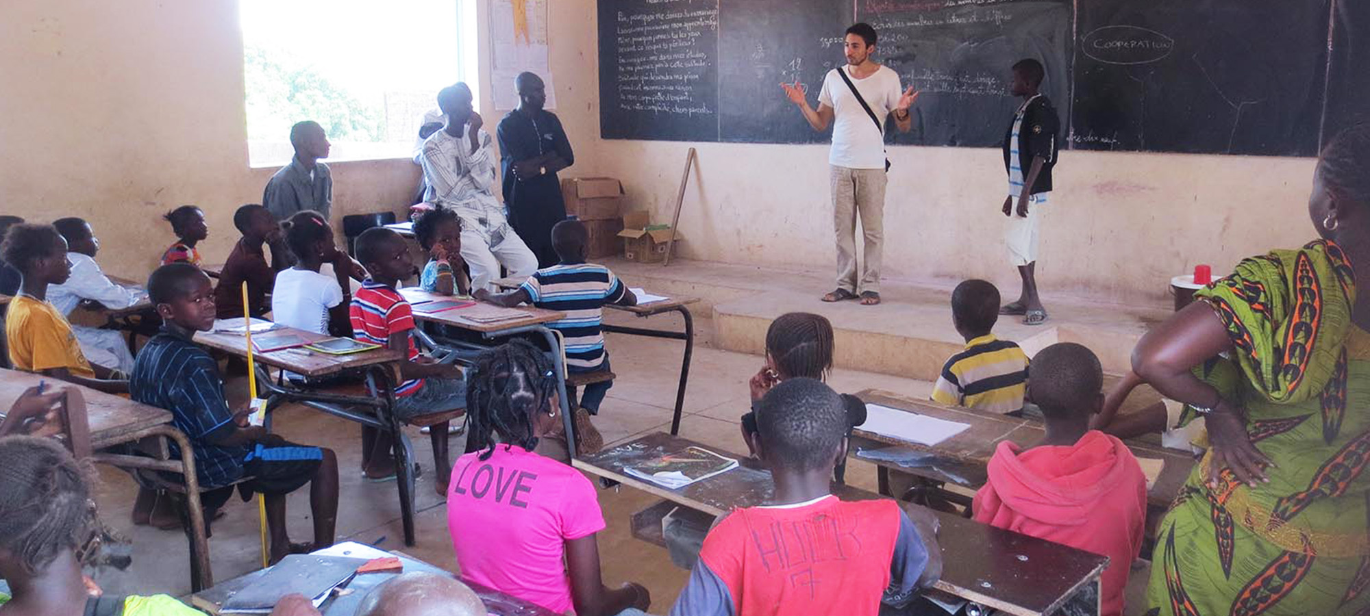 Attività Balouo Salo in Senegal, Raoul Vecchio insegna